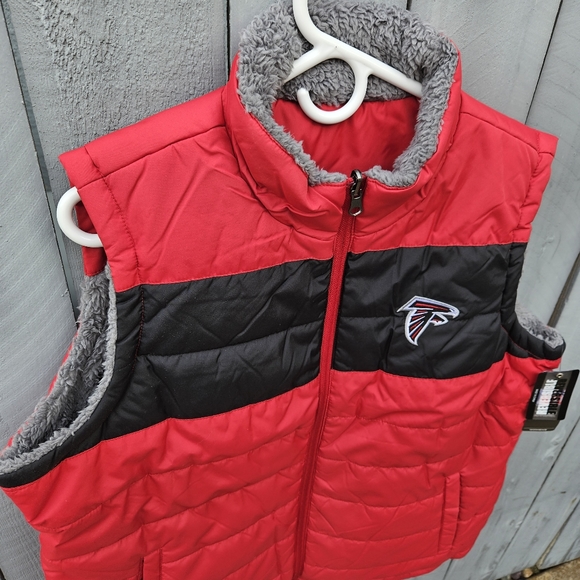 NWT NFL Atlanta Falcons Reversible Vest - Picture 5 of 7